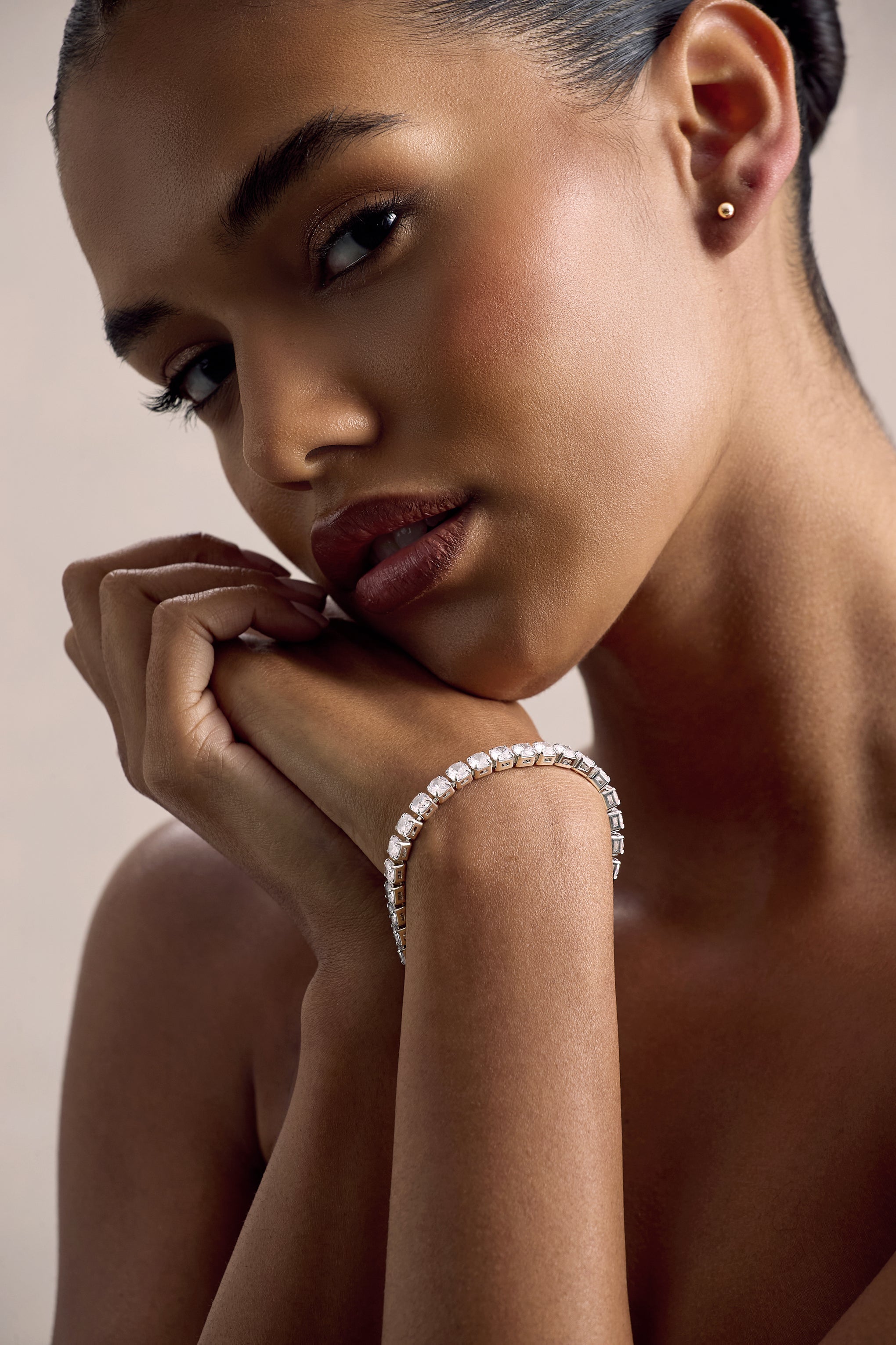 Elysia | Silver Diamante Bracelet