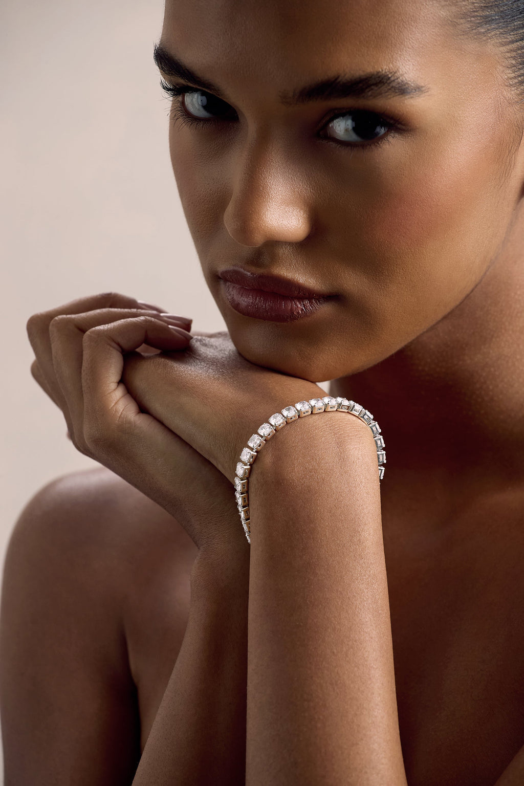 Elysia | Silver Diamante Bracelet