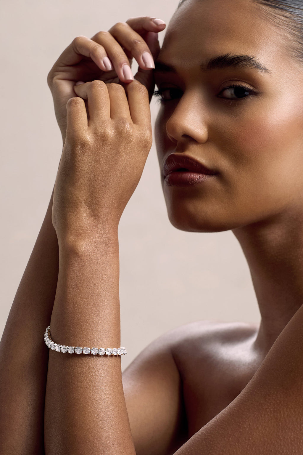 Elysia | Silver Diamante Bracelet