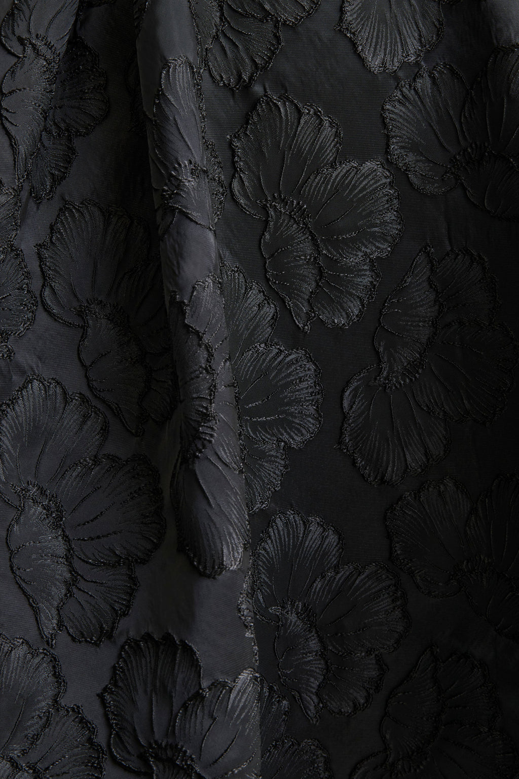 Zuma | Black Metallic Jacquard Strapless Midi Dress