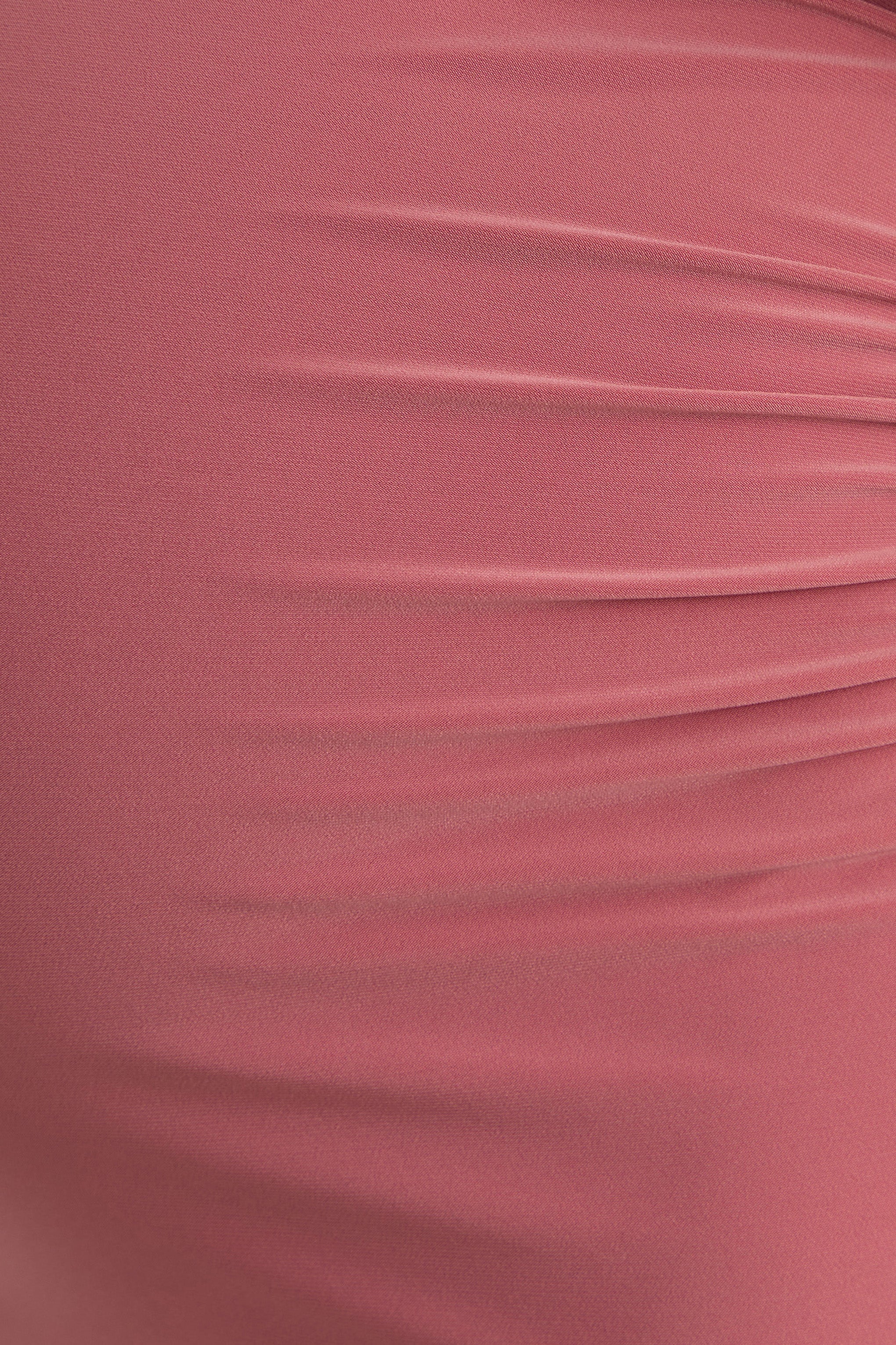 Carlotta | Blush Pink Bardot Maternity Maxi Dress With Chiffon Cape
