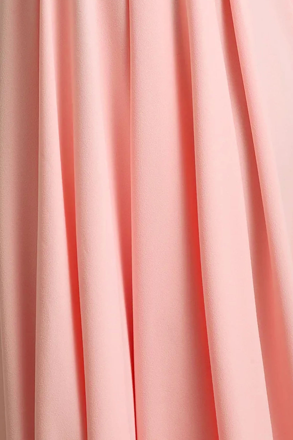 Parina | Pink Strappy Volume-Hem Midi Dress