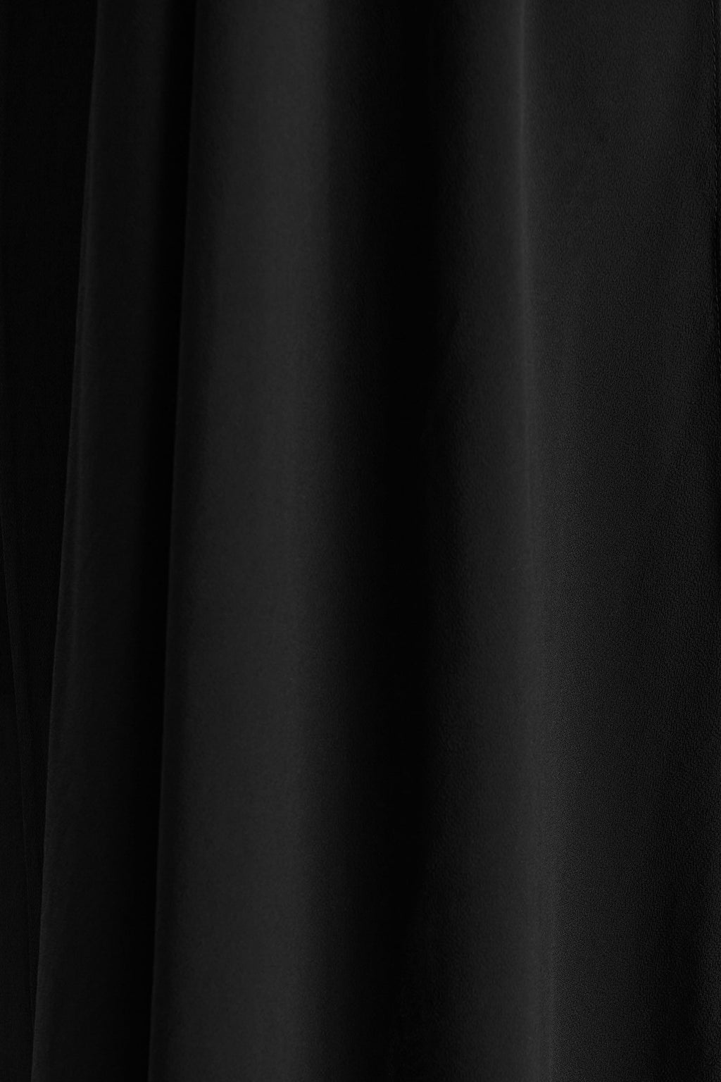 Unpredictable | Black High-Neck Maxi Dress With Back Cape Detail