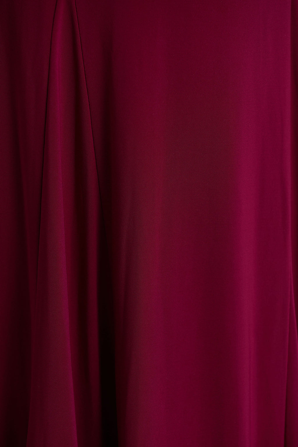 Cilla | Burgundy Bardot-Neck Maxi Dress With Ruched Detailing