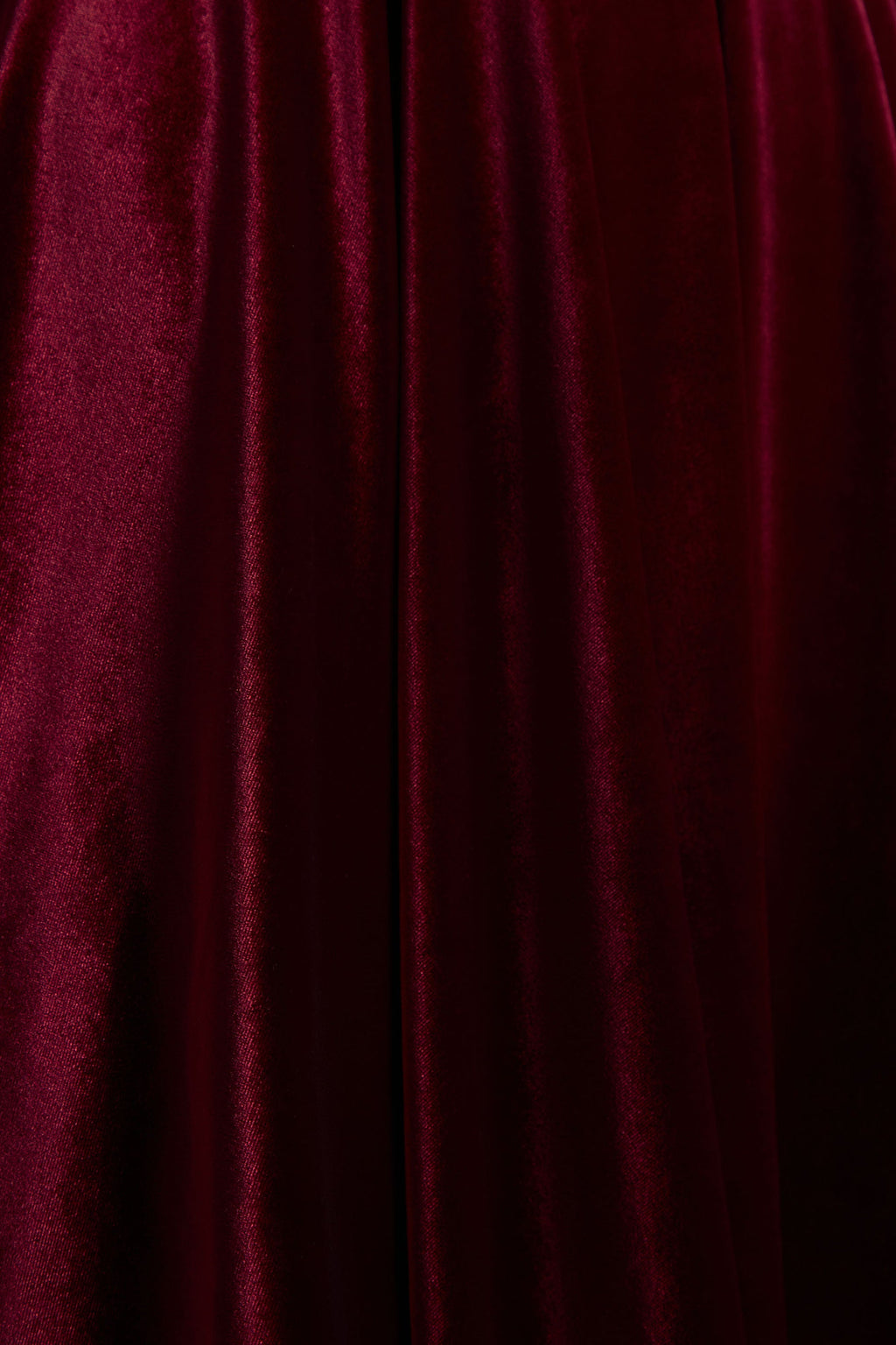 Roxanne | Burgundy Velvet Square-Neck Mini Dress