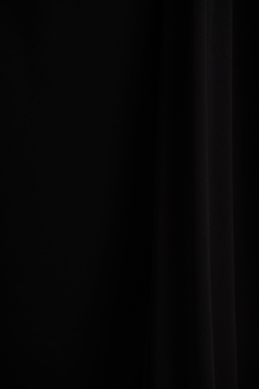 Bonnie | Black Asymmetric-Neck Maxi Dress With Open-Back