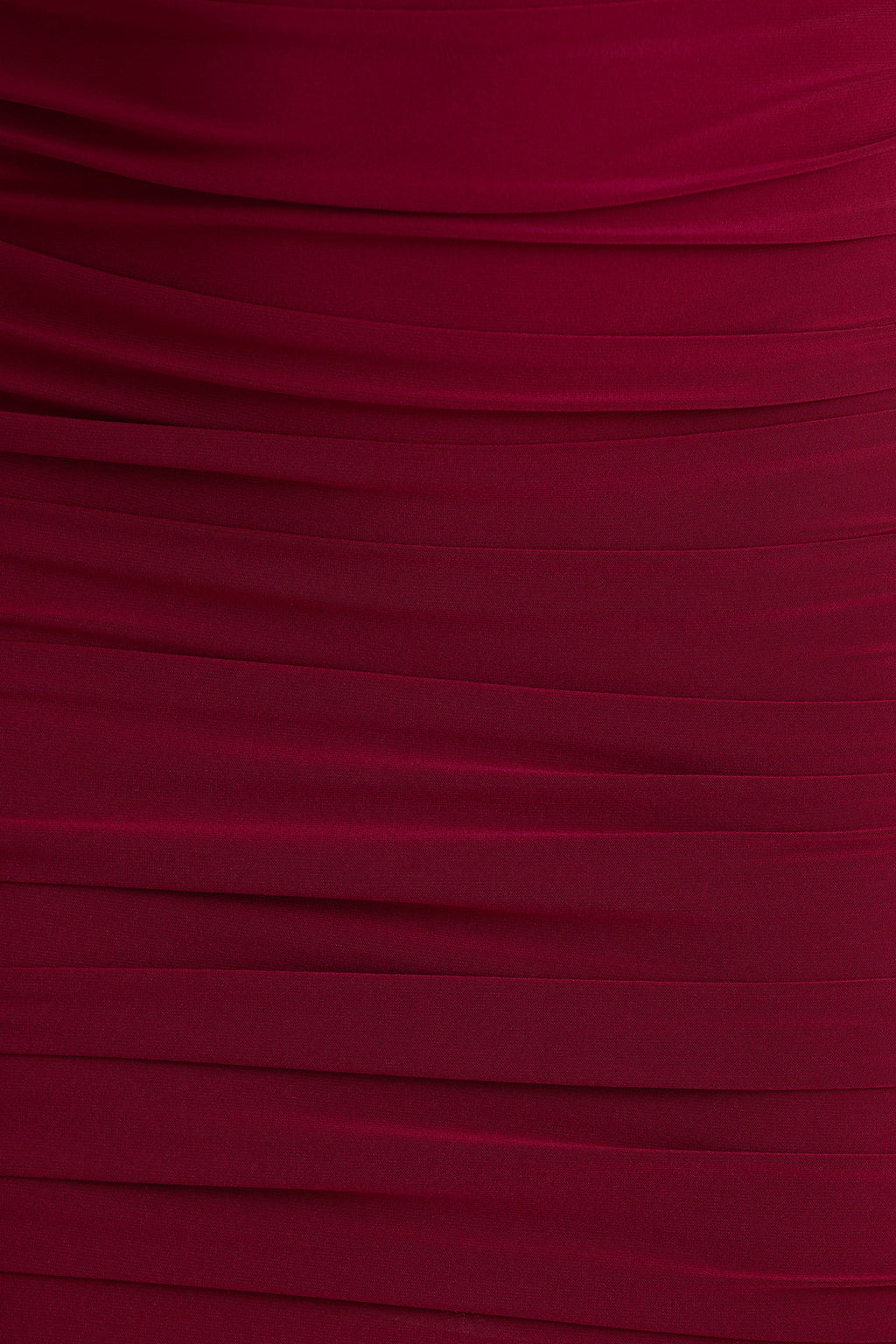 Missy | Burgundy Mini Dress With Cape-Sleeve And Ruched Detailing