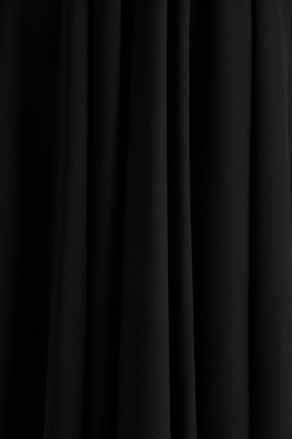 Alison | Black Square-Neck A-Line Midi Dress