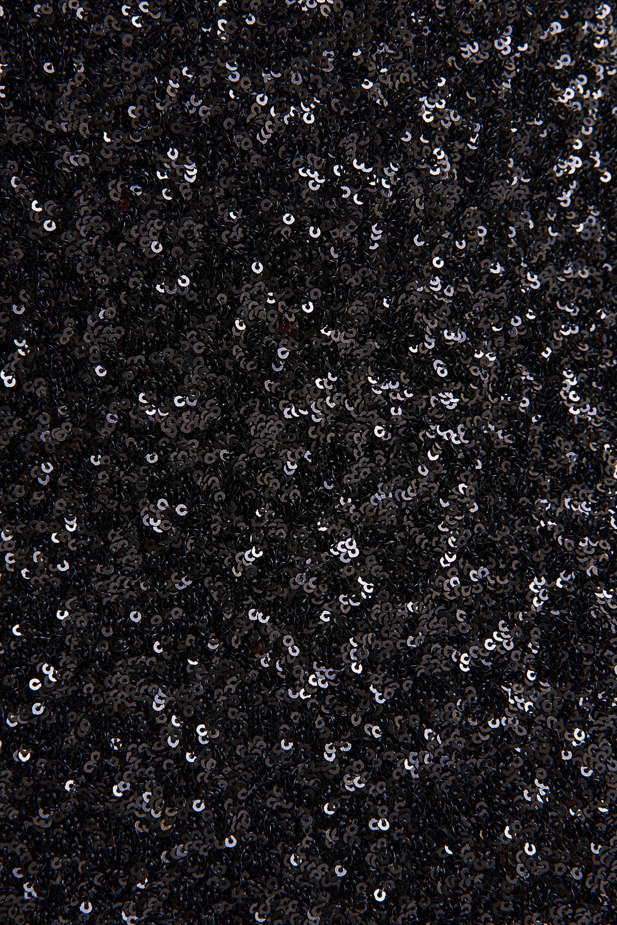 Daze | Black Sequin Bandeau Maxi Dress With Feather-Trim