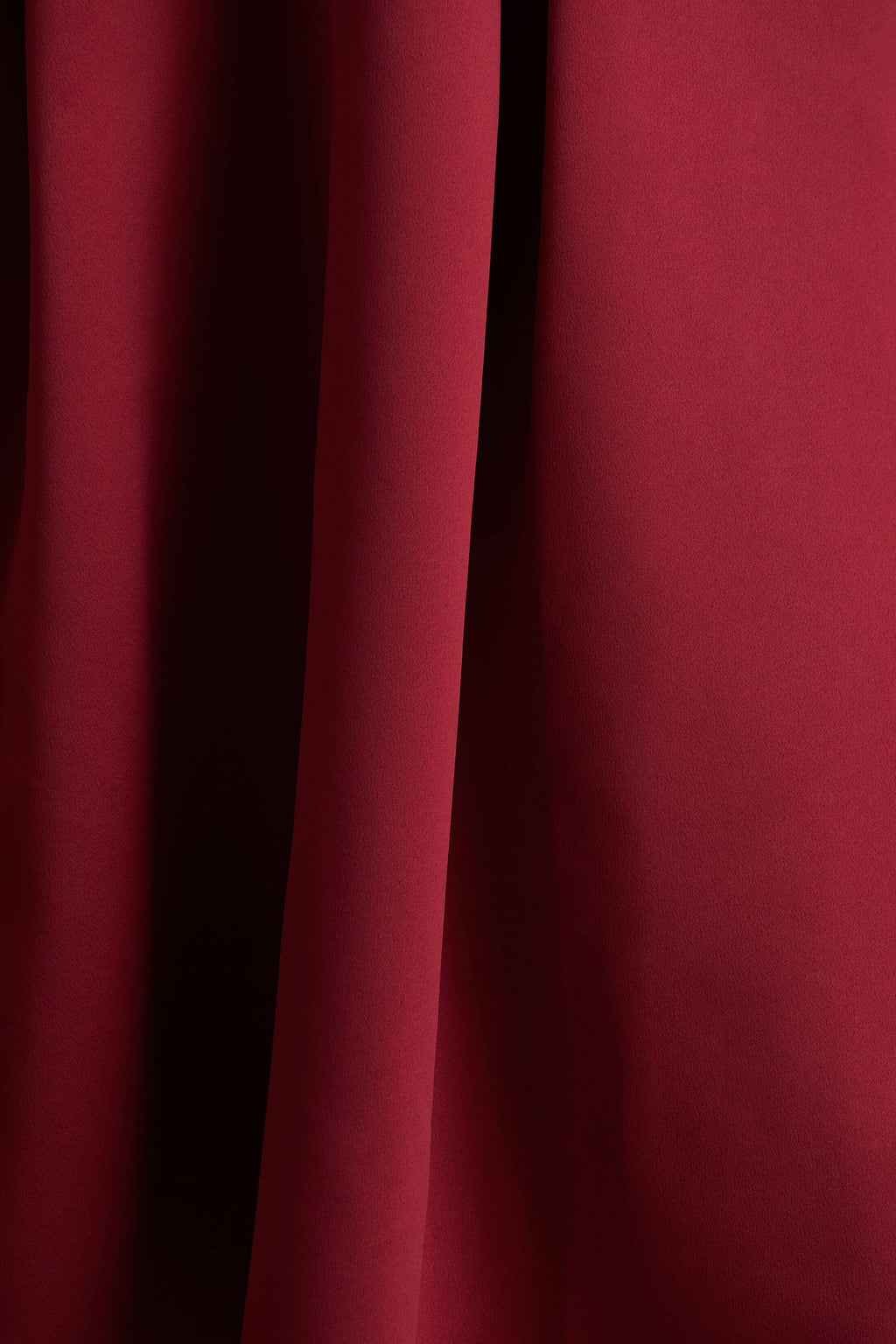 Promises | Red Satin Sweetheart-Neck Midi Dress