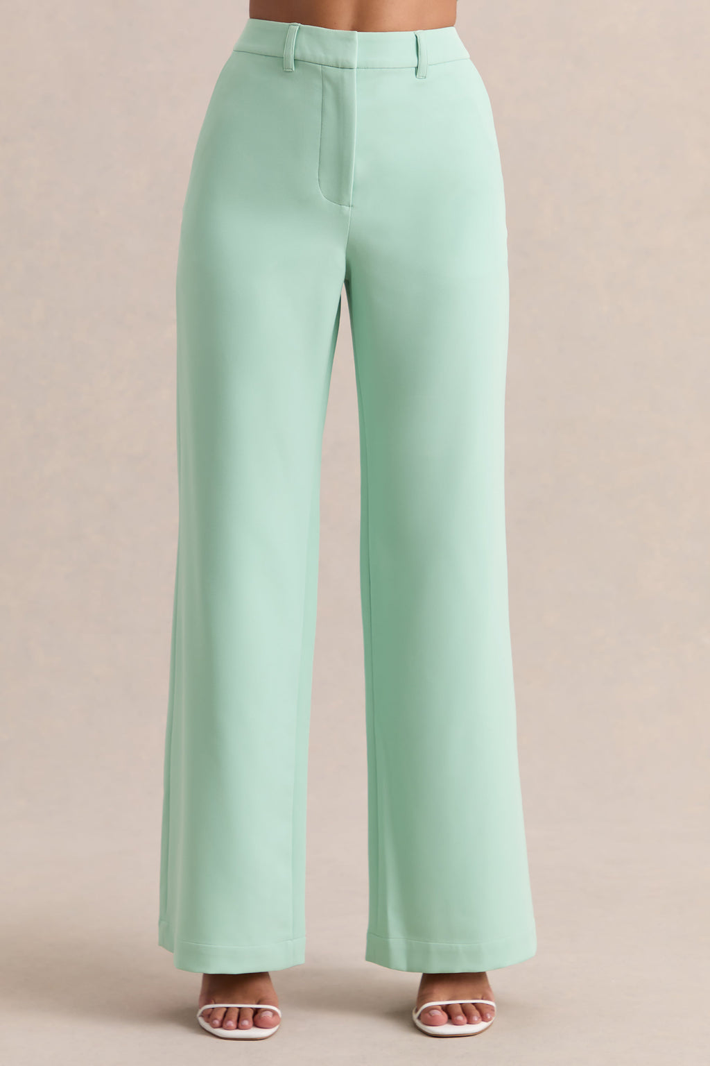 Malou | Sage Tailored Trousers