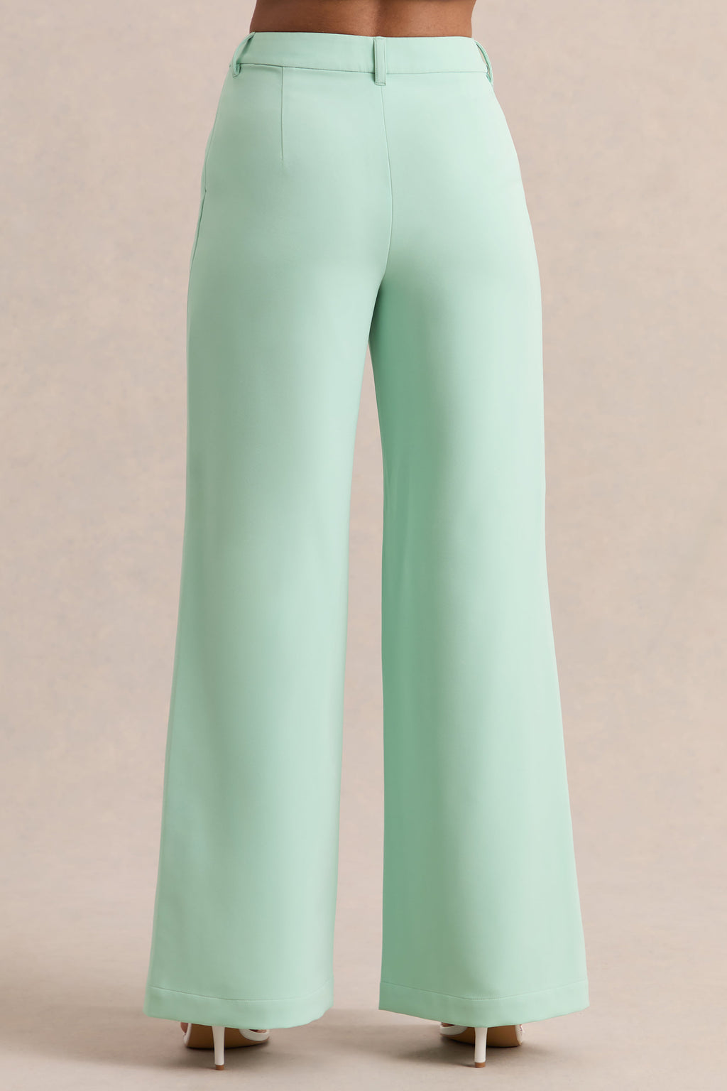 Malou | Sage Tailored Trousers
