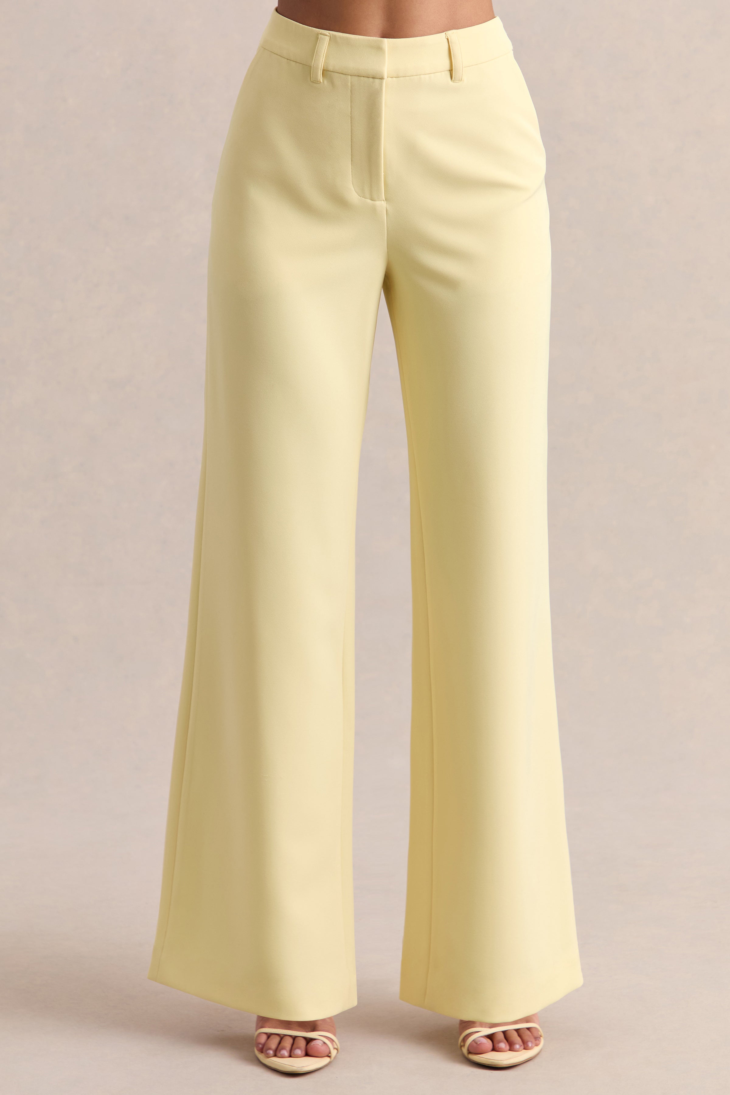 Malou | Lemon Tailored Trousers