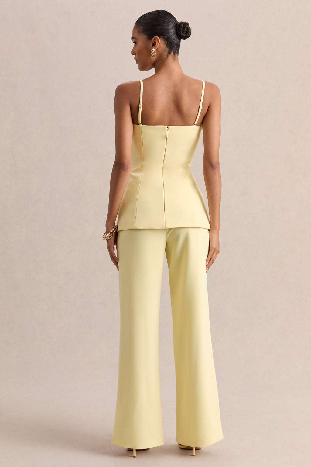 Malou | Lemon Tailored Trousers