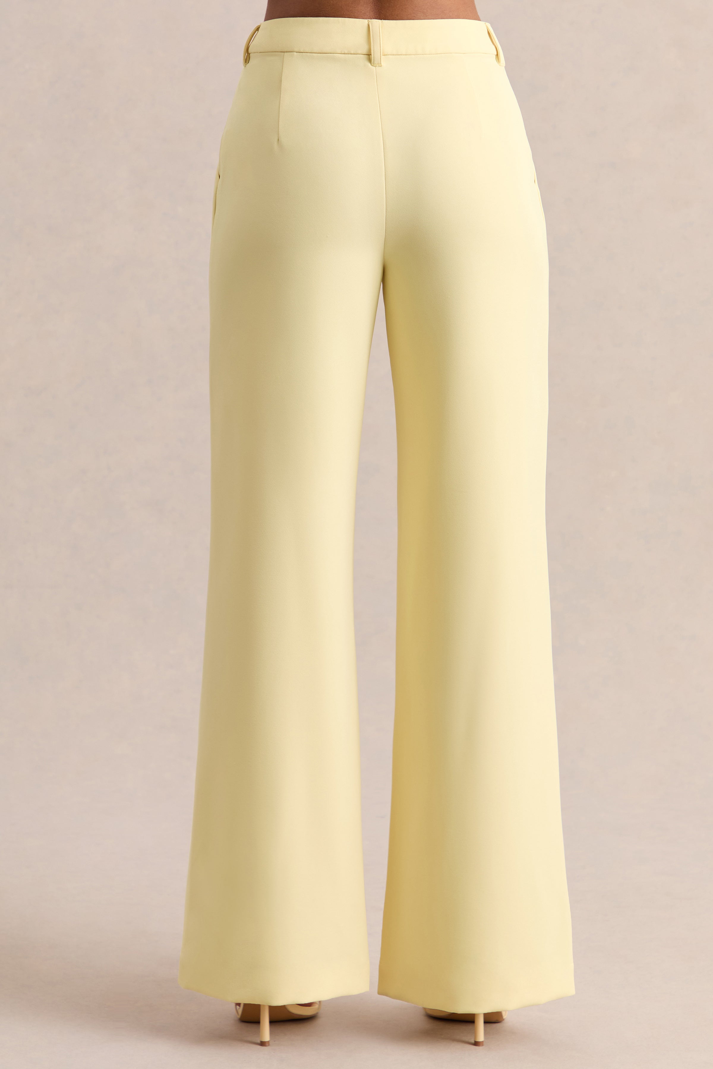 Malou | Lemon Tailored Trousers