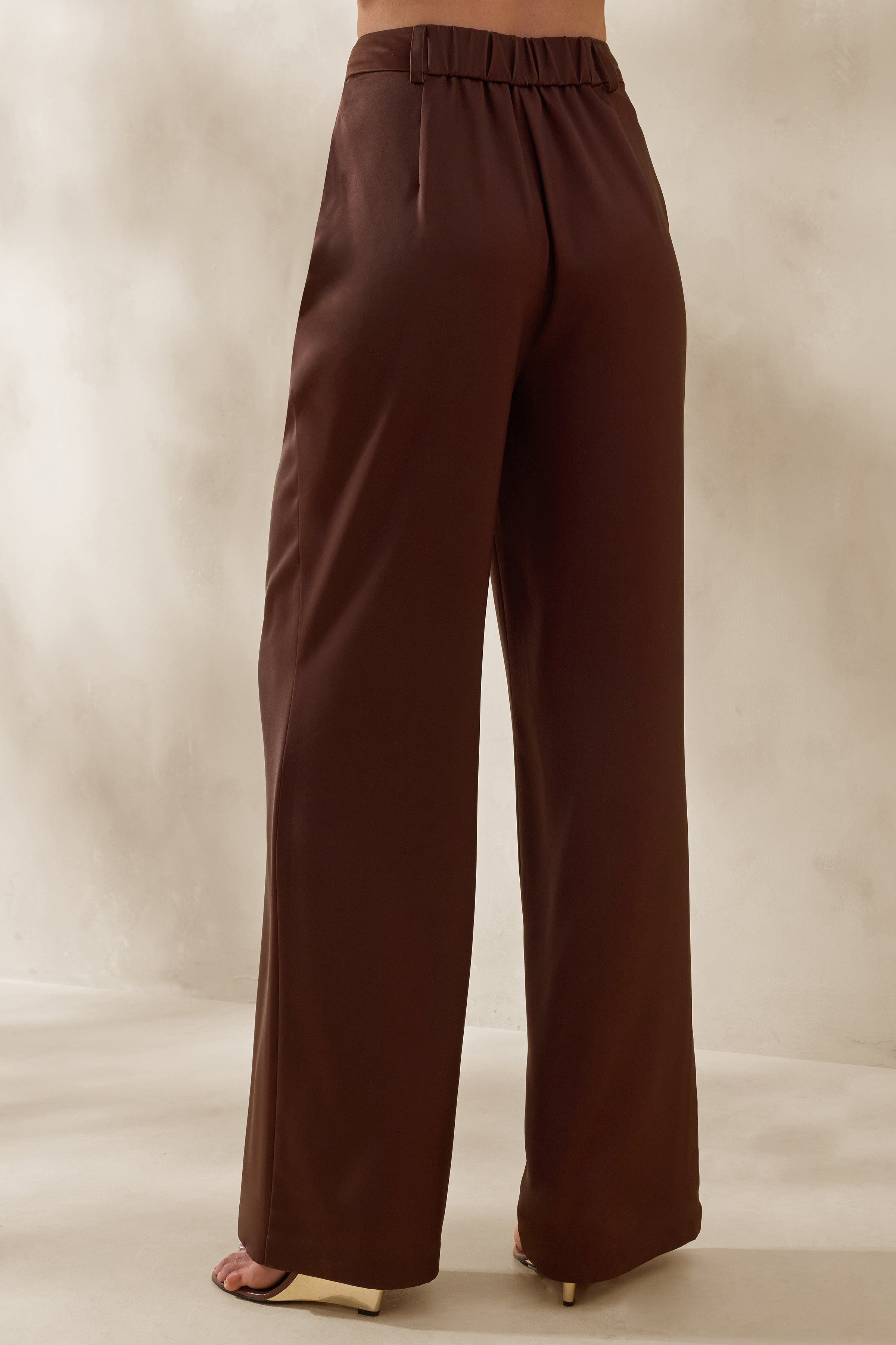 Seloria | Brown Wide-Leg Trouser