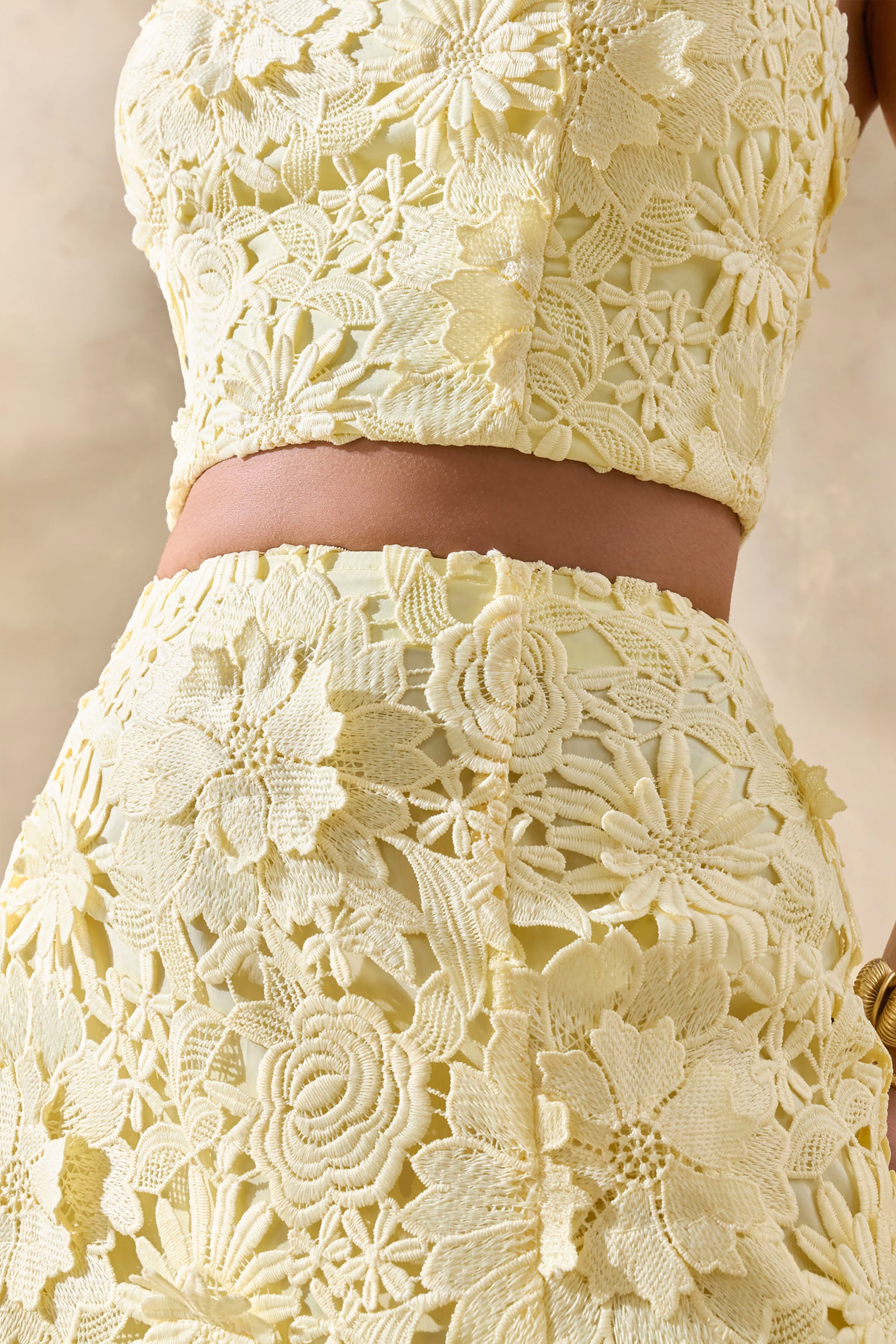 Esmara | Lemon Lace Maxi Skirt