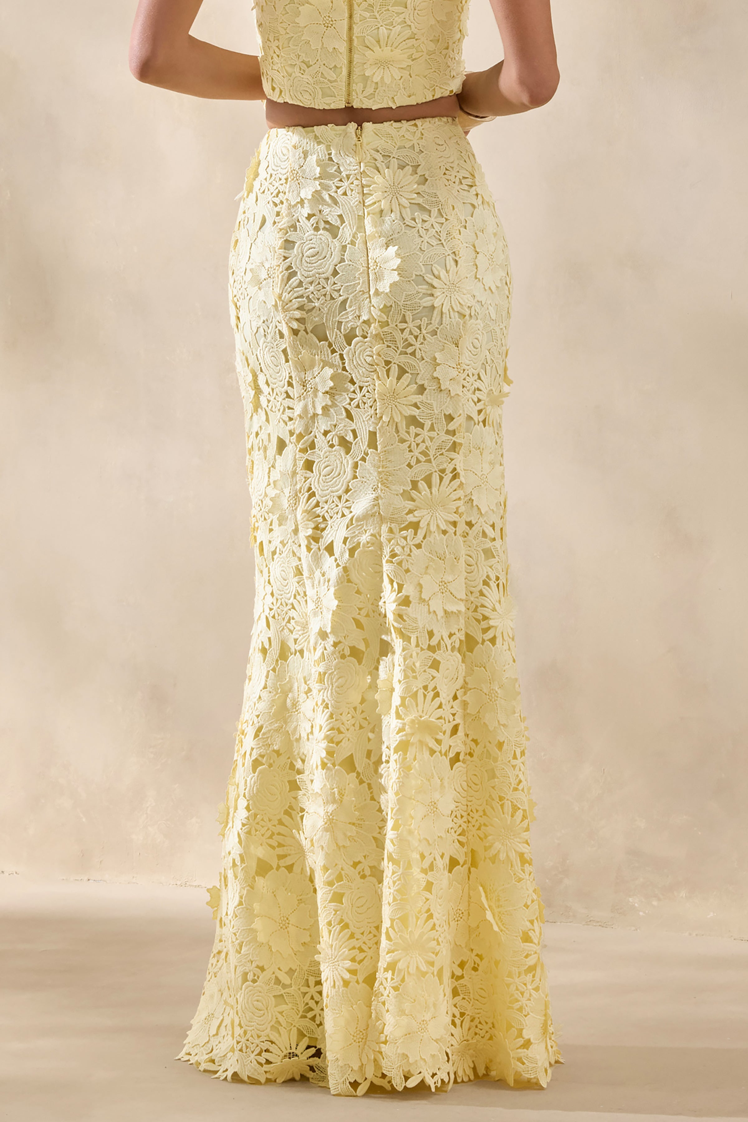 Esmara | Lemon Lace Maxi Skirt