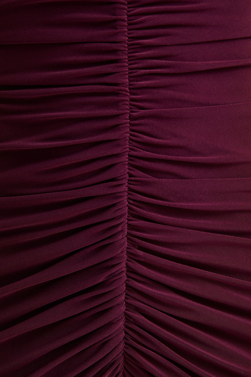 Tami | Plum Plunge-Neck Long Sleeve Maxi Dress