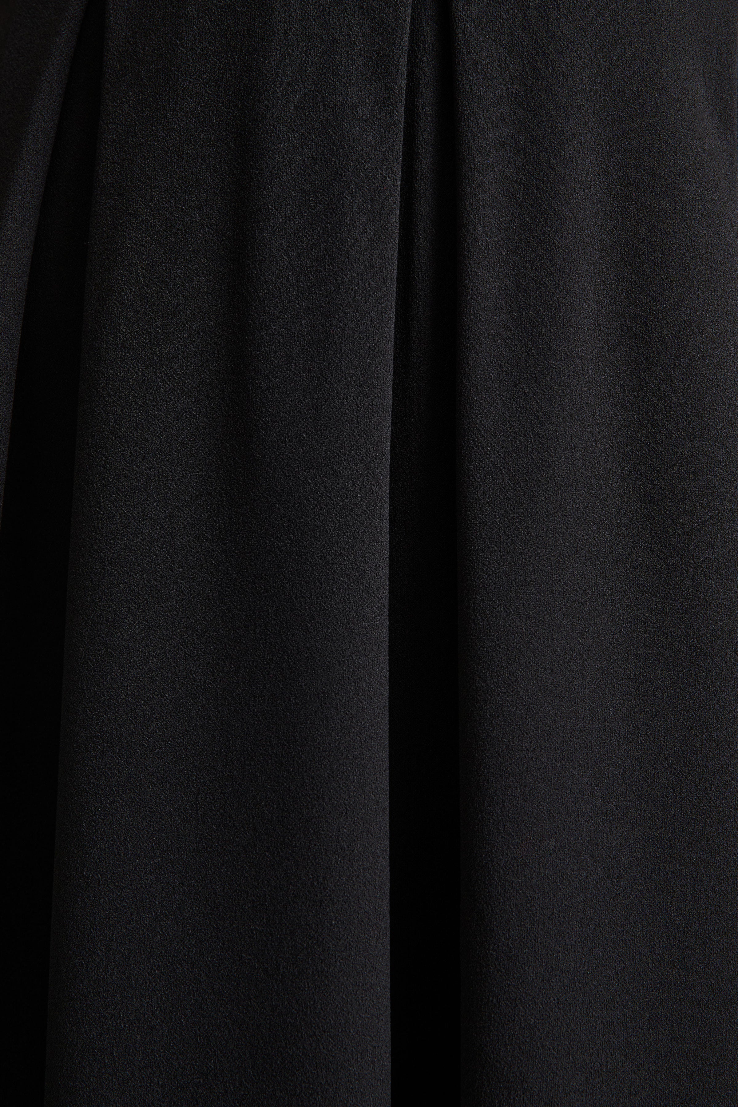 Rhode | Black Halter-Neck Midi Dress