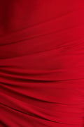 Petronia | Red V-Neck Maxi Dress With Wrap-Detail