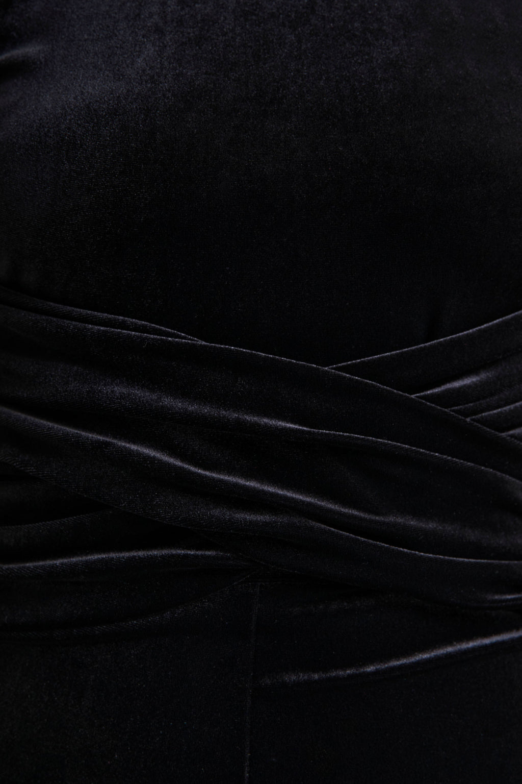 Madalina | Black High-Neck Jumpsuit With Scarf-Detail