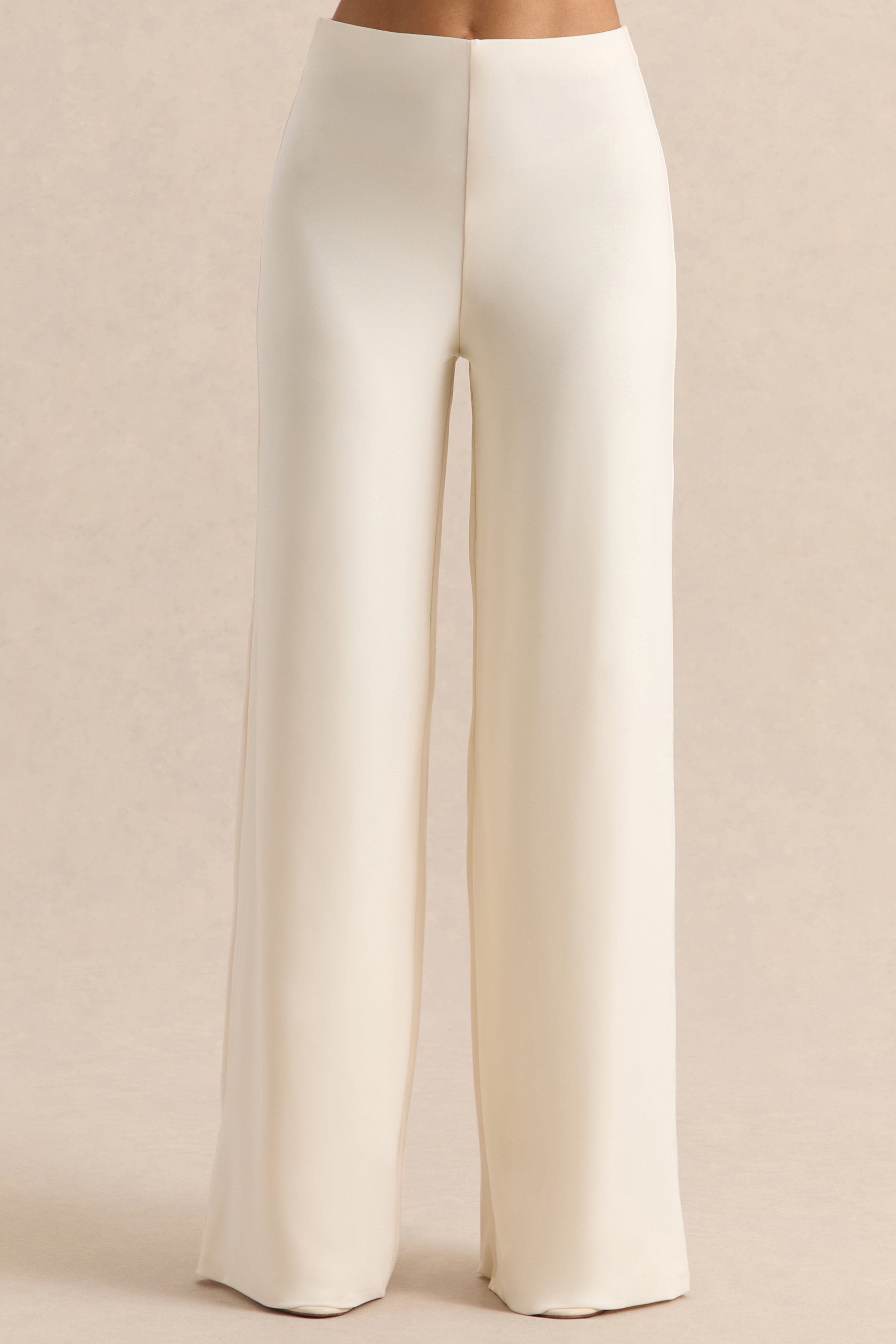 Safirra | White Wide-Leg Trouser