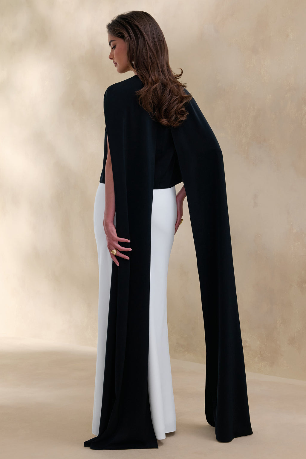Iveta | White Satin Maxi-Skirt