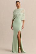 Melva | Mint Bandeau Maxi Dress